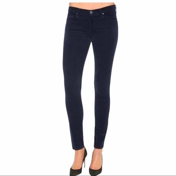 Adriano Goldschmied Corduroy Dark Navy Pants - Picture 2 of 11